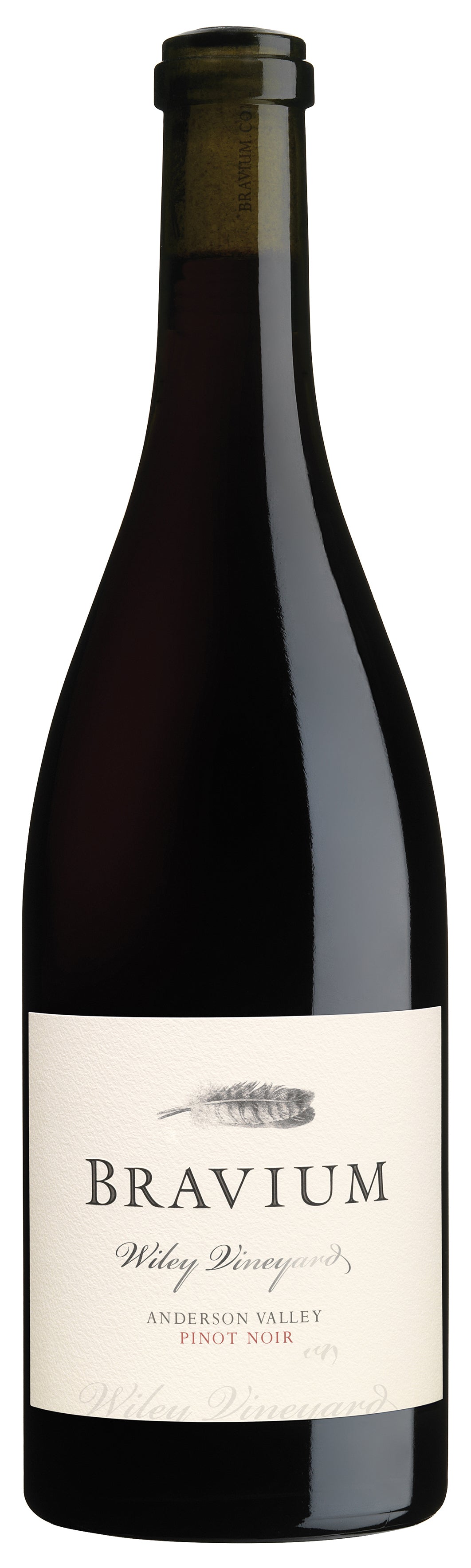 Bravium Wiley Vineyard Pinot Noir 2022  Front Bottle Shot