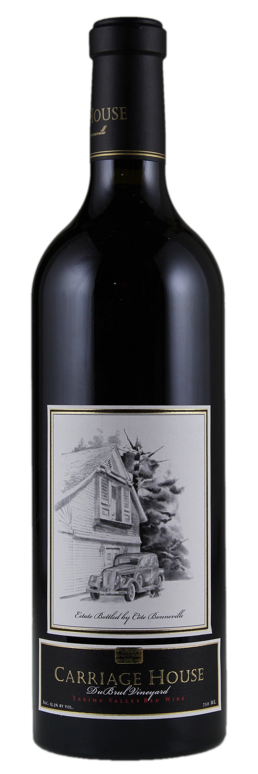 Cote Bonneville Carriage House Red Blend 2013  Front Bottle Shot