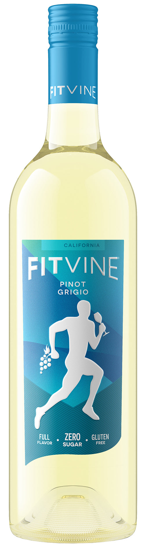 FitVine Pinot Grigio 2023  Front Bottle Shot