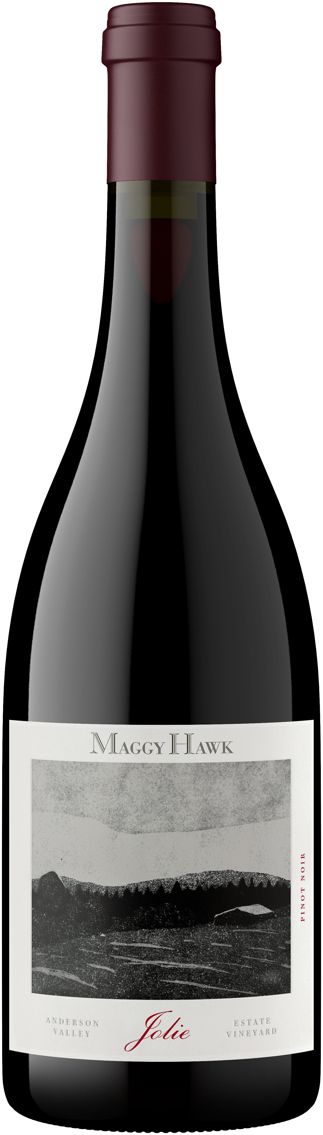 Maggy Hawk Jolie Pinot Noir 2020  Front Bottle Shot