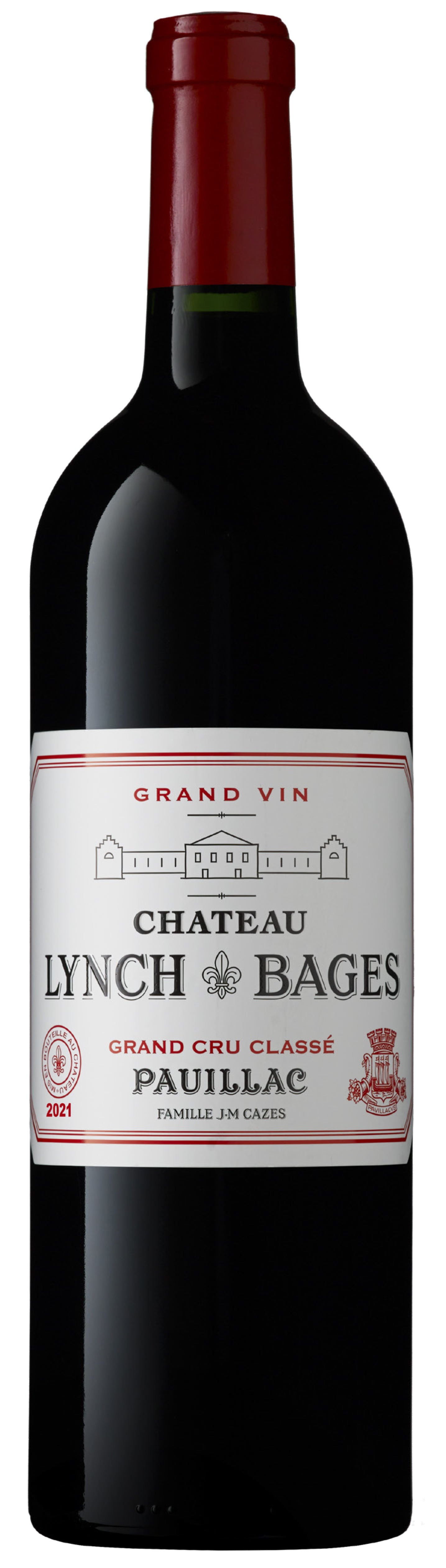 Chateau Lynch-Bages  2021  Front Bottle Shot