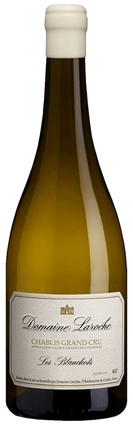 Domaine Laroche Chablis Les Blanchots Grand Cru 2022  Front Bottle Shot