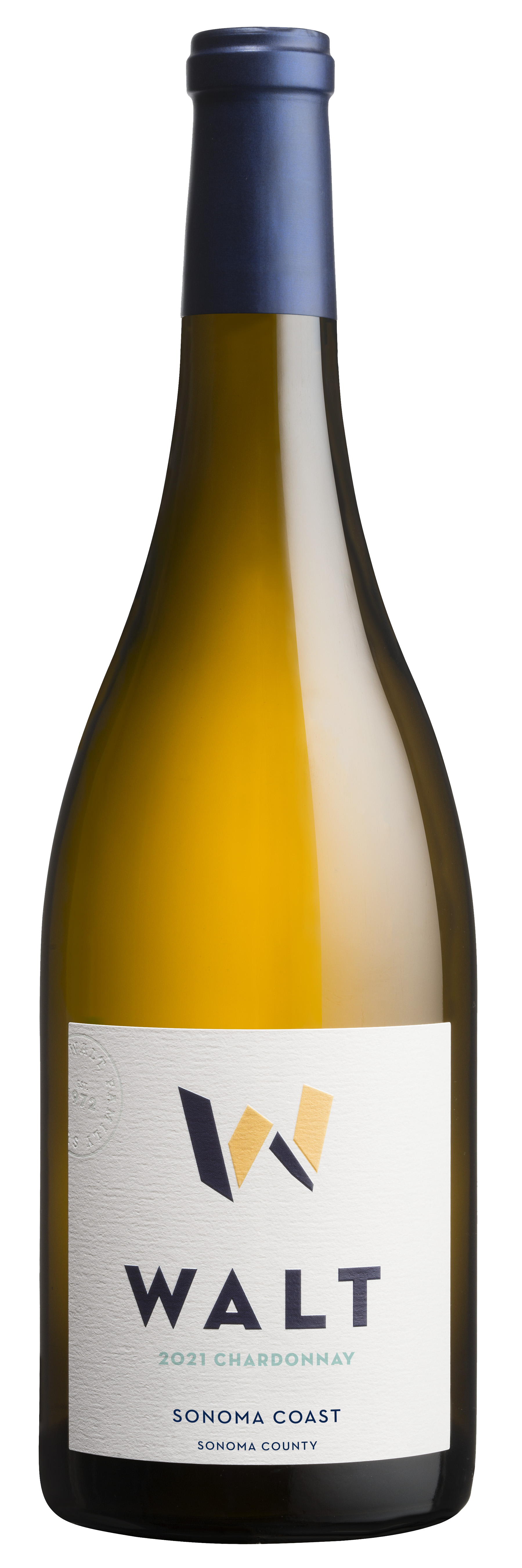 Walt Sonoma Coast Chardonnay 2021  Front Bottle Shot