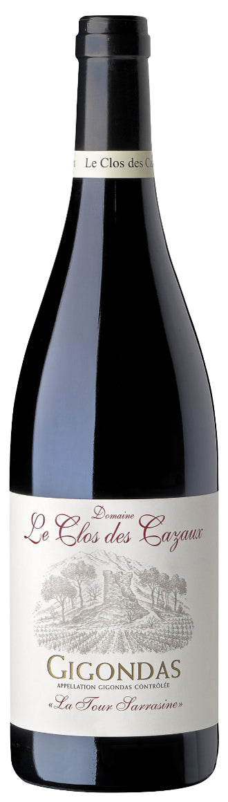Domaine Clos des Cazaux Gigondas La Tour Sarrasine 2022  Front Bottle Shot