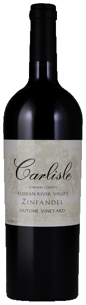 Carlisle Saitone Ranch Zinfandel 2022  Front Bottle Shot