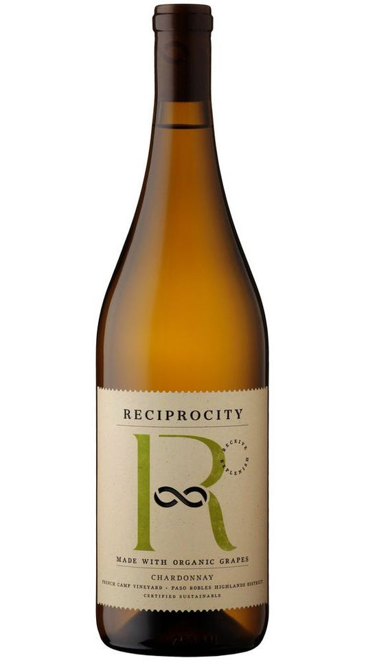Reciprocity Chardonnay 2021  Front Bottle Shot