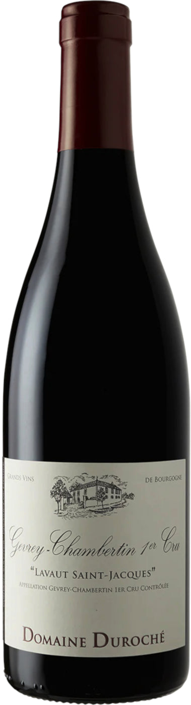 Domaine Duroche Gevrey-Chambertin Lavaut Saint Jacques Premier Cru 2021  Front Bottle Shot