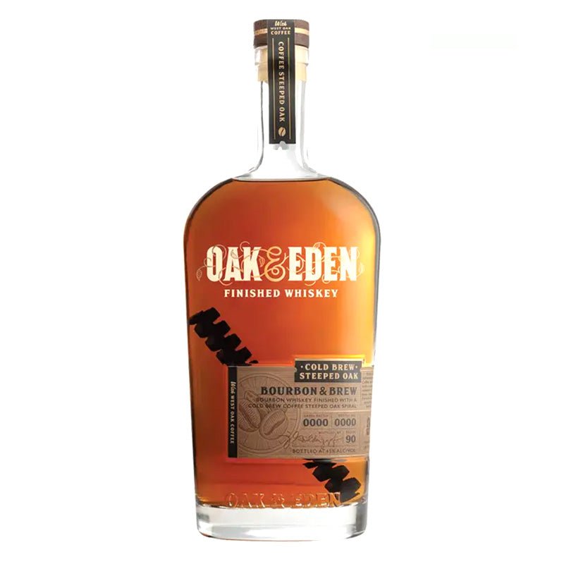 Oak & Eden Cold Brew Steeped Oak Bourbon Whiskey 750ml