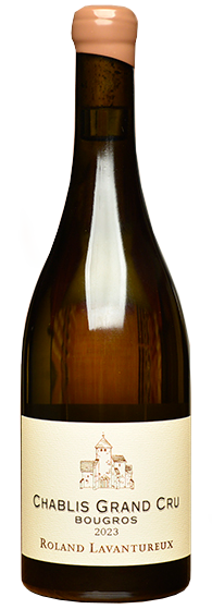 Roland Lavantureux Chablis Bougros Grand Cru 2023  Front Bottle Shot