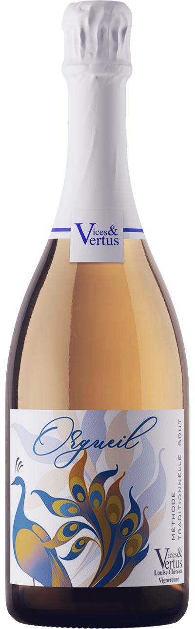 Louise Chereau Vices & Vertus Orgueil Methode Traditionnelle Brut  Front Bottle Shot