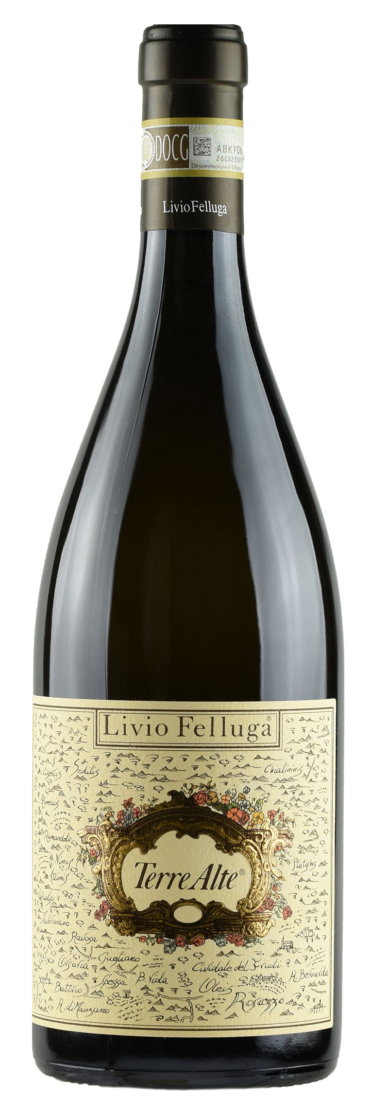 Livio Felluga Terre Alte 2021  Front Bottle Shot