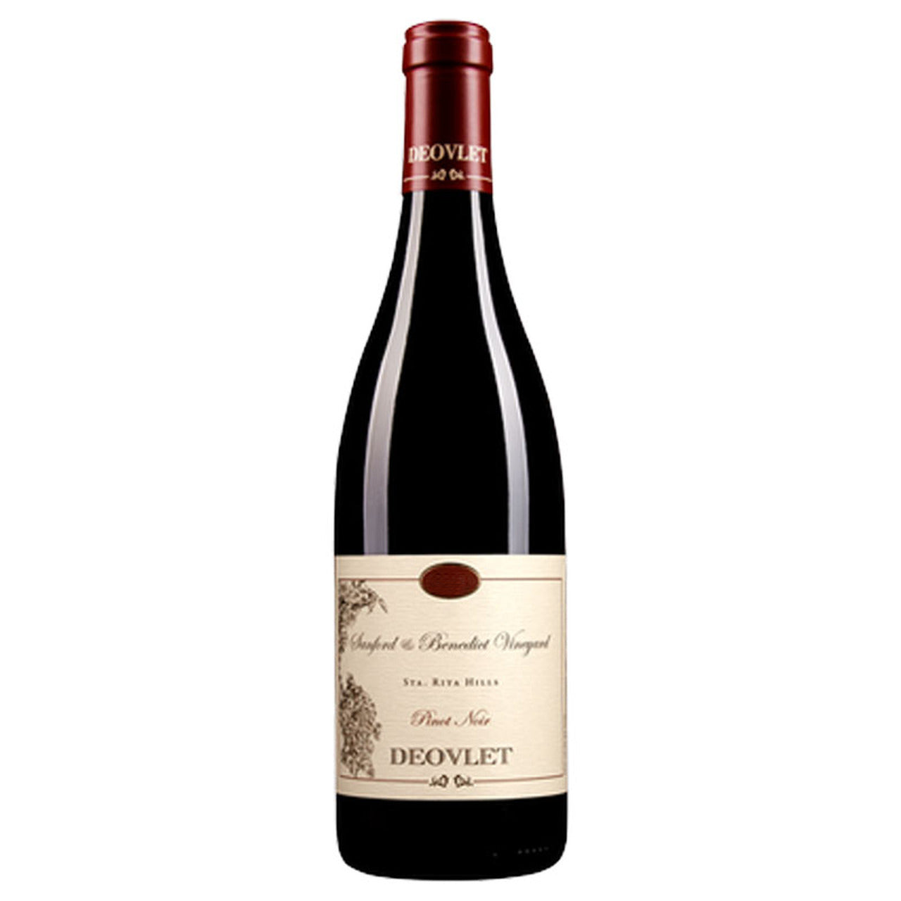 Deovlet Sanford and Benedict Vineyard Pinot Noir 2021  Front Bottle Shot