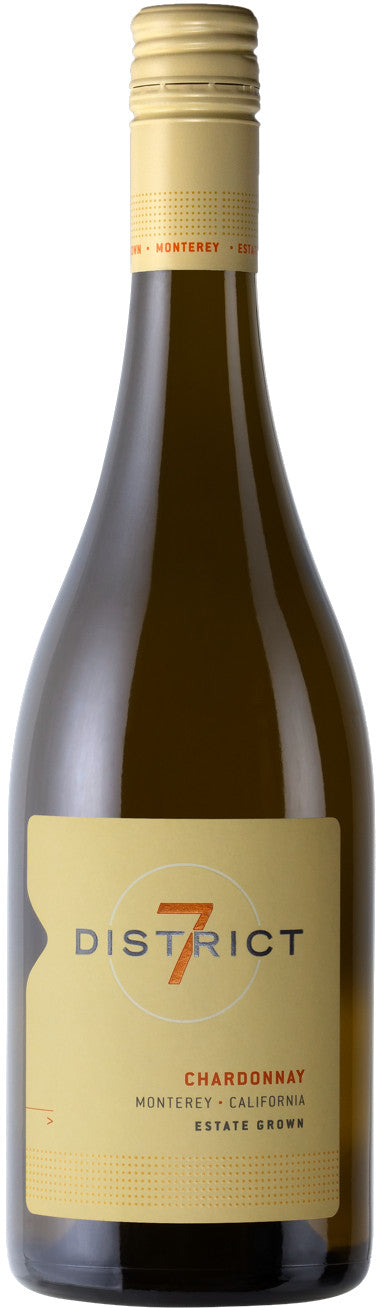 District 7 Chardonnay 2022  Front Bottle Shot