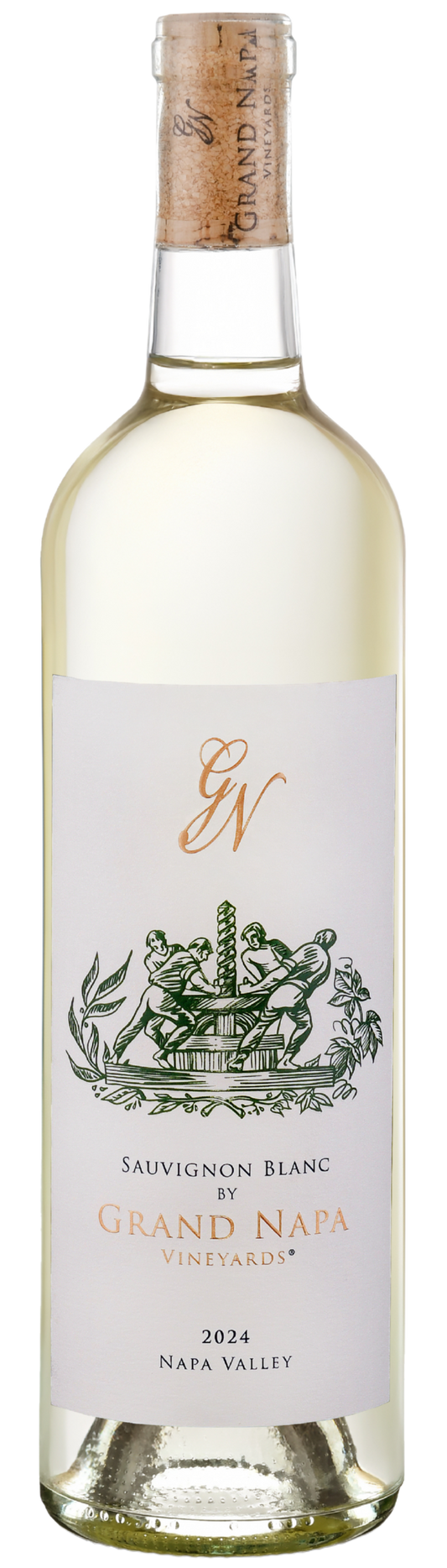 Grand Napa Vineyards Sauvignon Blanc 2024  Front Bottle Shot