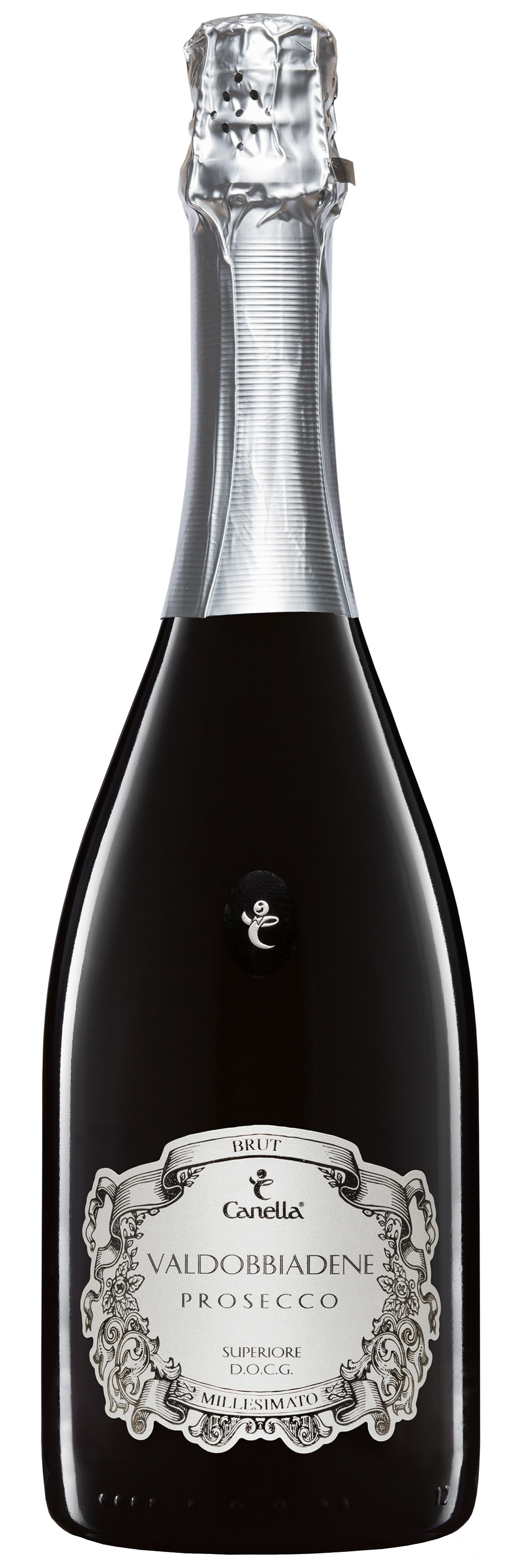 Canella Millesimato Prosecco Superiore di Conegliano 2021  Front Bottle Shot