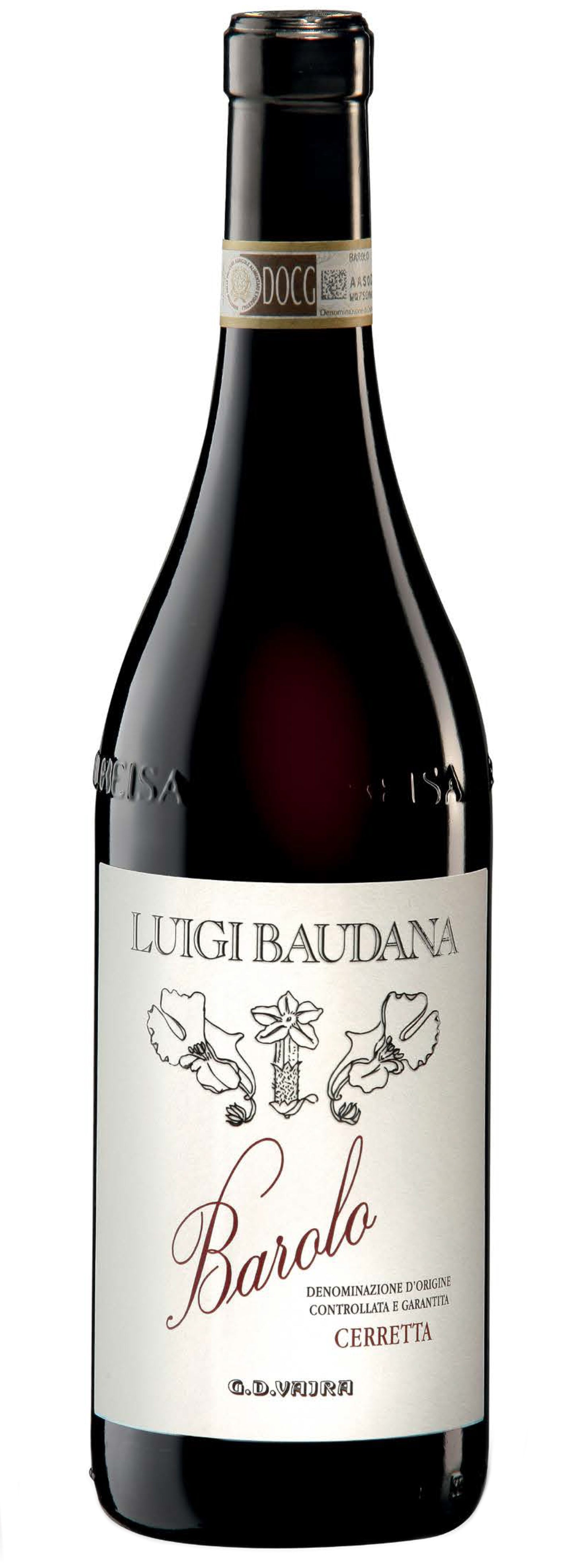 Luigi Baudana Barolo Cerretta 2020  Front Bottle Shot
