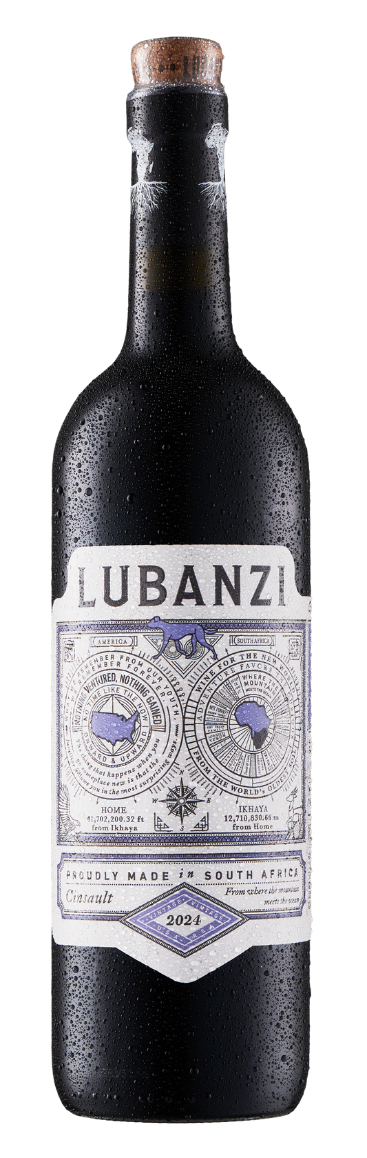 Lubanzi Cinsault 2024  Front Bottle Shot
