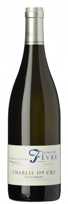 Nathalie & Gilles Fevre Chablis Vaulorent Premier Cru 2022  Front Bottle Shot