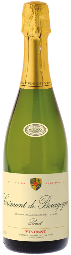 Famille Vincent Cremant de Bourgogne Front Bottle Shot