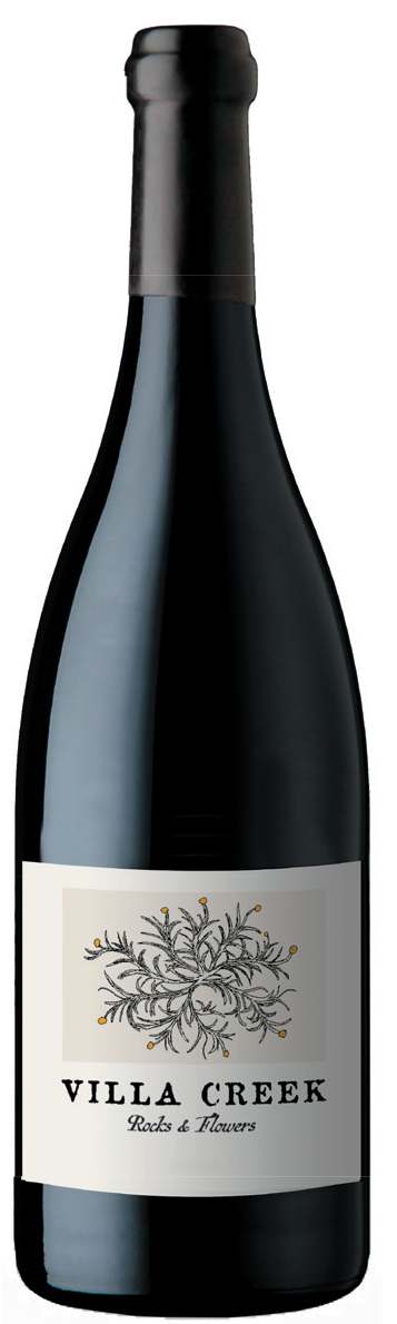 Villa Creek Rocks and Flowers 2021  Front Bottle Shot