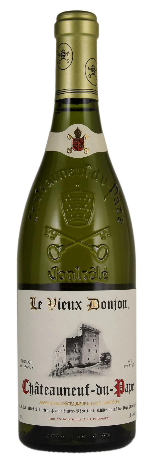 Le Vieux Donjon Chateauneuf-du-Pape Blanc 2023  Front Bottle Shot