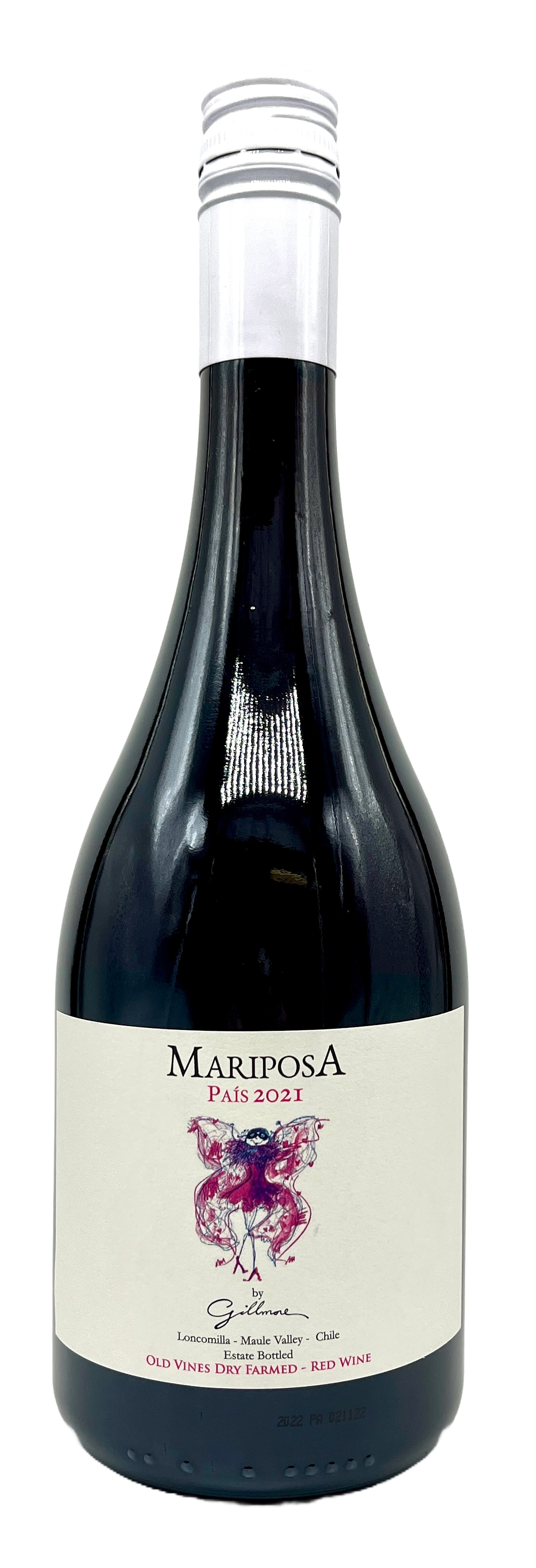 Gillmore Mariposa Pais 2021  Front Bottle Shot
