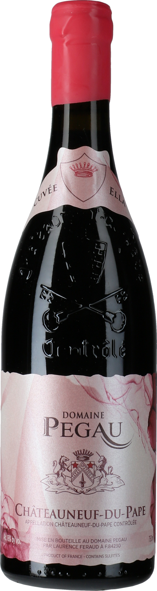 Domaine du Pegau Chateauneuf-du-Pape Cuvee Ella 2020  Front Bottle Shot