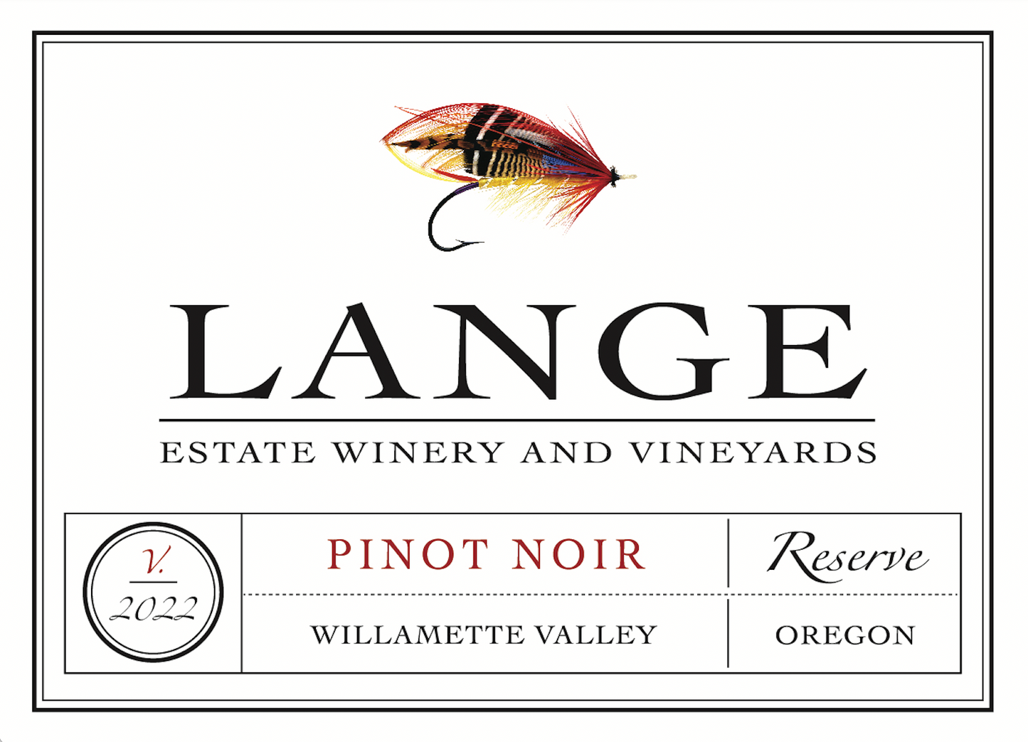 Lange Winery Reserve Pinot Noir (375ML half-bottle) 2022