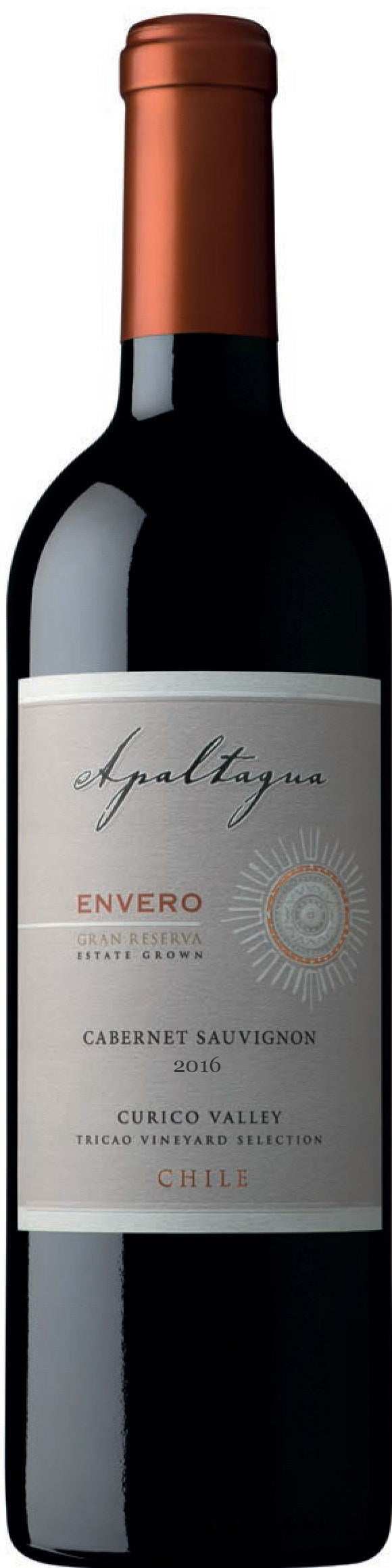 Apaltagua Envero Gran Reserva Cabernet Sauvignon 2020  Front Bottle Shot