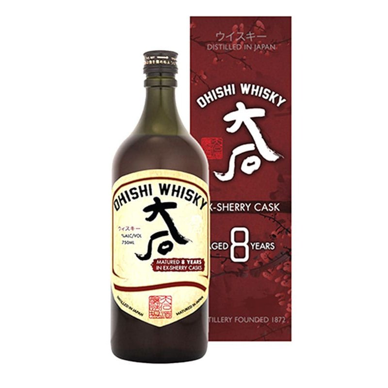 Ohishi Ex-Sherry Cask Whiskey 8 Year 750ml