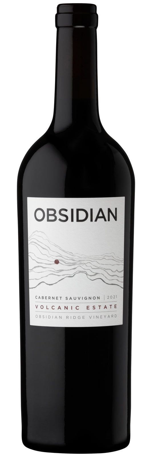 Obsidian Volcanic Estate Cabernet Sauvignon 2022  Front Bottle Shot