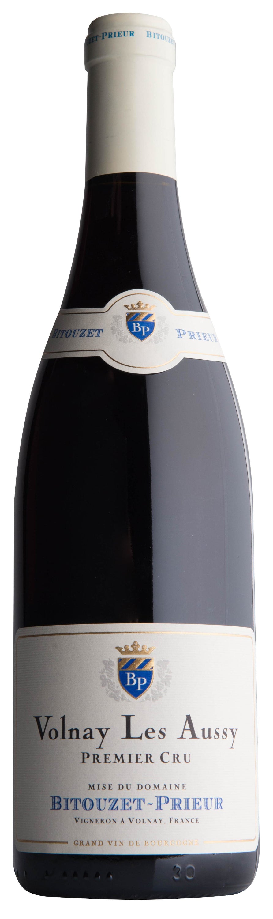 Domaine Bitouzet-Prieur Volnay Les Aussy Premier Cru 2020  Front Bottle Shot