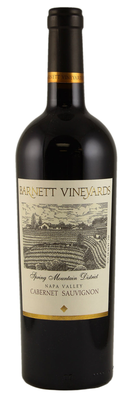 Barnett Vineyards Spring Mountain Cabernet Sauvignon 2022  Front Bottle Shot