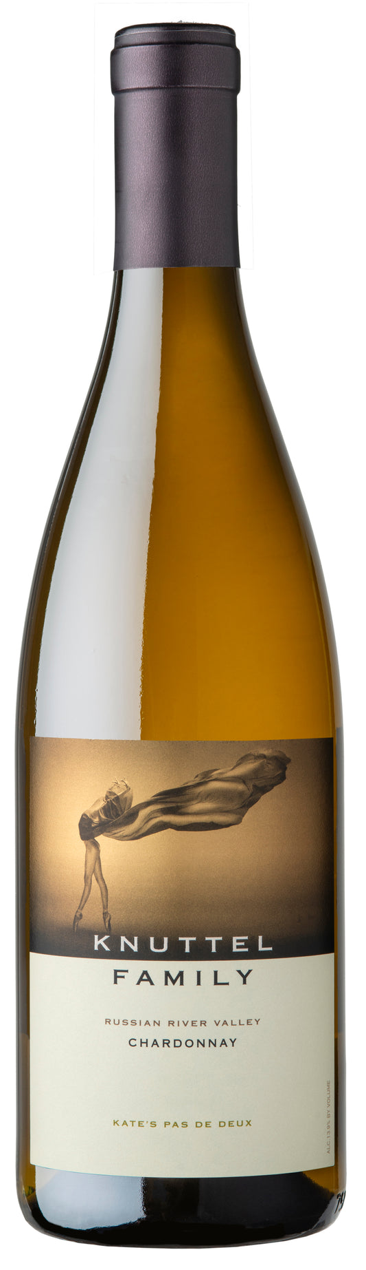 Knuttel Family Kate's Pas de Deux Chardonnay 2023  Front Bottle Shot