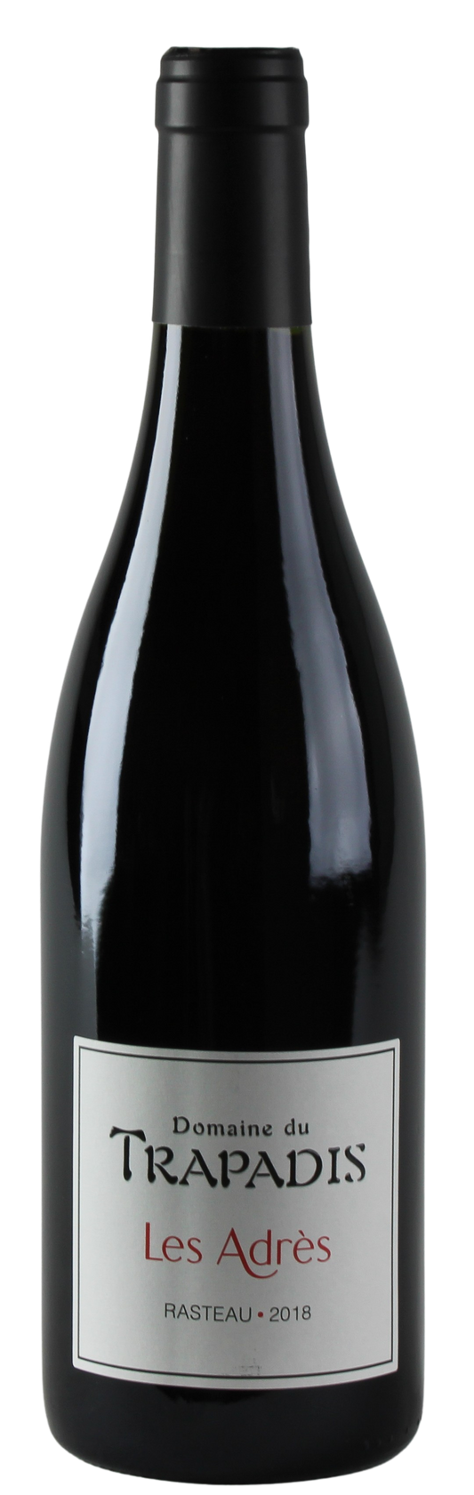 Domaine du Trapadis Rasteau Les Adres 2018  Front Bottle Shot