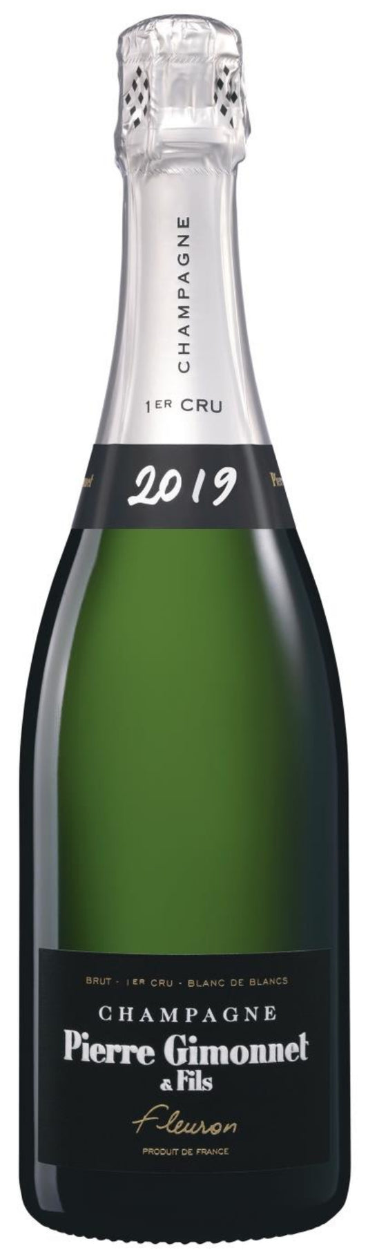 Pierre Gimonnet Fleuron Blanc de Blancs Brut 2019  Front Bottle Shot