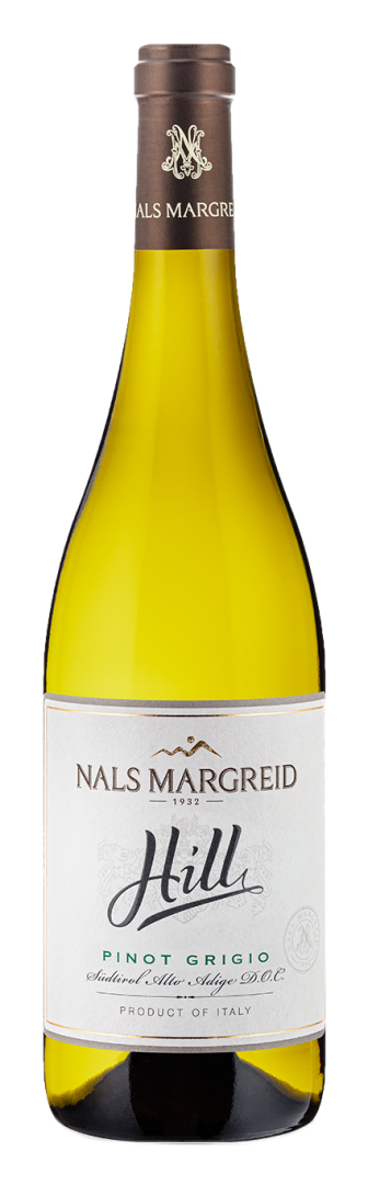 Nals Margreid Hill Pinot Grigio 2021  Front Bottle Shot