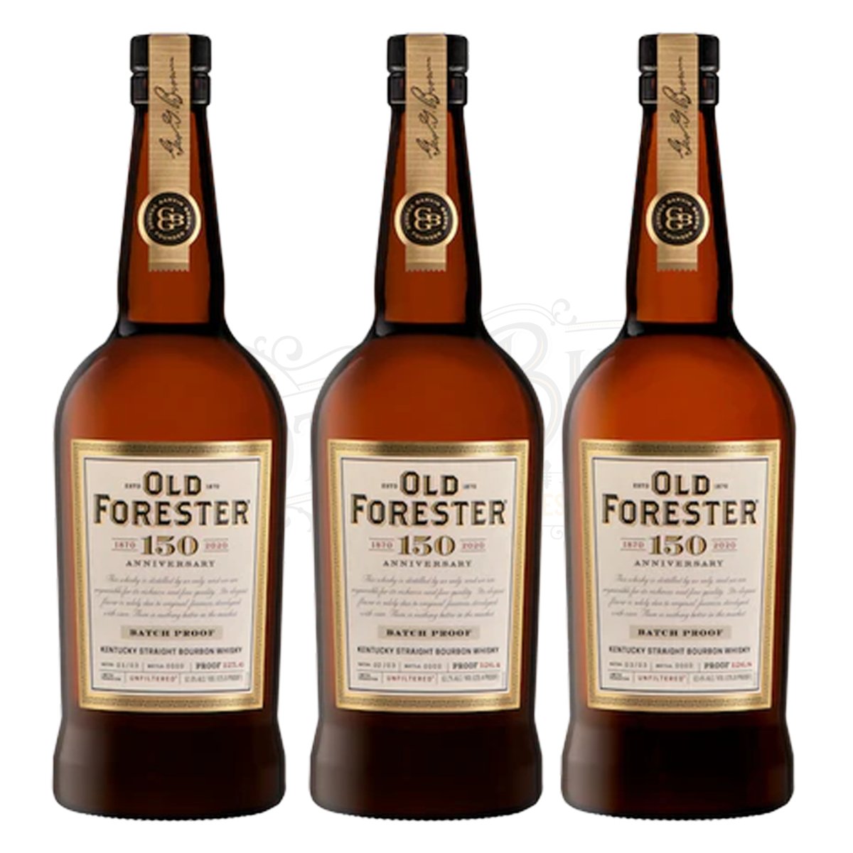 Old Forester 150th Anniversary Batch 1, 2 & 3 Set