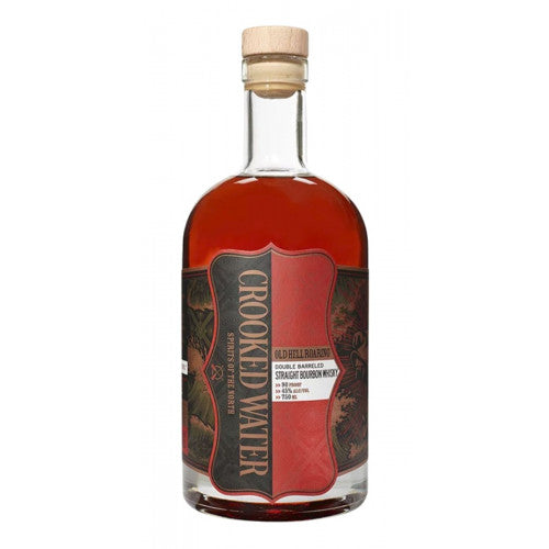 Crooked Water Old Hell Roaring Double Barreled Straight Bourbon Whiskey