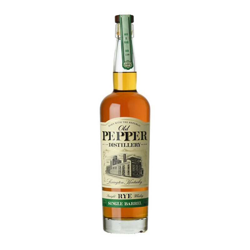 Old Pepper Single Barrel Bourbon Enthusiast Rye Whiskey 750ml