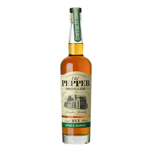 Old Pepper Single Barrel Barrel Cask 1022 Rye Whiskey 750ml