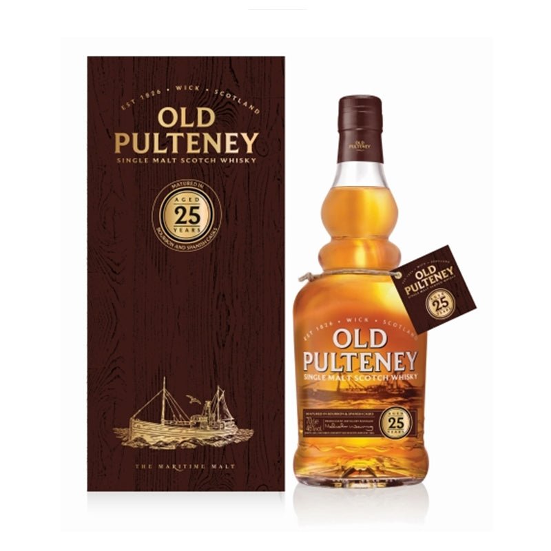 Old Pulteney 25 Year Single Malt Scotch Whisky 750ml