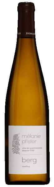 Melanie Pfister Berg Riesling 2021  Front Bottle Shot