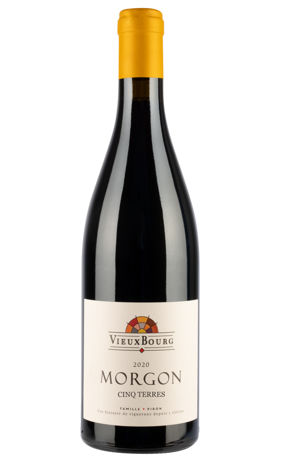 Vieux Bourg Morgon Cing Terres 2020  Front Bottle Shot