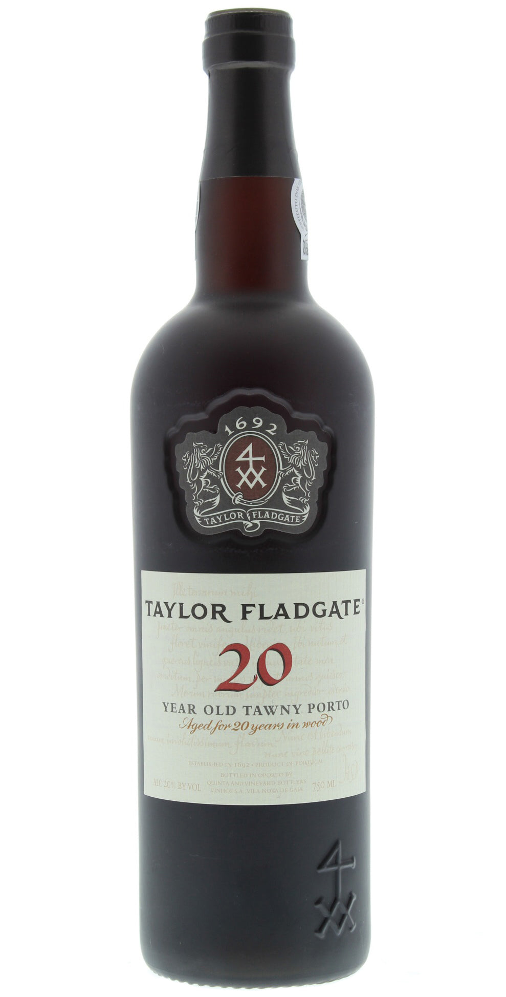 Taylor Fladgate 20 Year Old Tawny  Front Bottle Shot