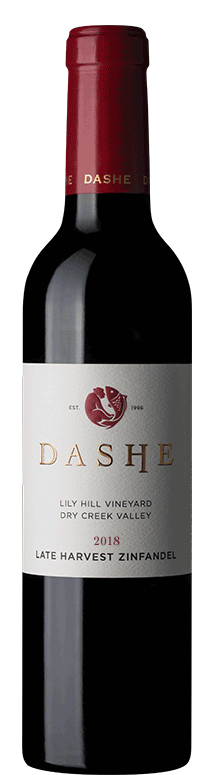 Dashe Late Harvest Zinfandel (375ML half-bottle) 2018  Front Bottle Shot