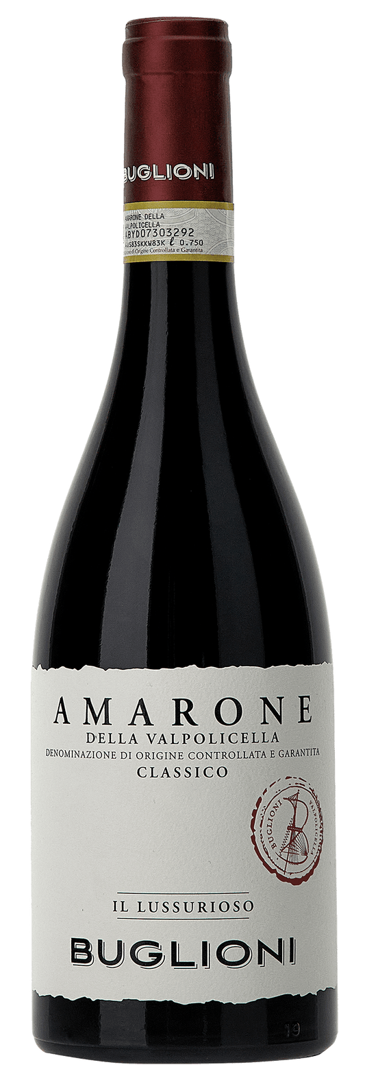 Buglioni L'Amarone della Valpolicella Classico 2019  Front Bottle Shot