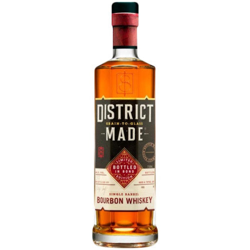 One Eight Distilling District Made Bottled in Bond Single Barrel Bourbon Whiskey