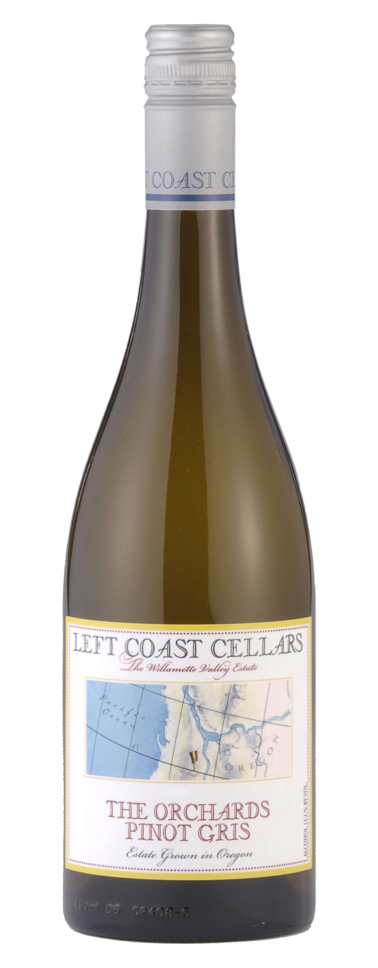 Left Coast Cellars The Orchards Pinot Gris 2023  Front Bottle Shot