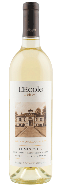 L'Ecole 41 Luminesce Seven Hills Vineyard 2022  Front Bottle Shot